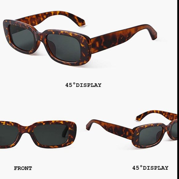 Sunglasses - rectangle, tortoiseshell - Picture 3 of 3